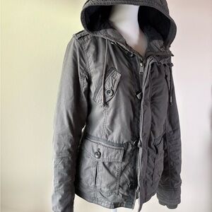 SzM TNA Aritzia Platoon jacket grey